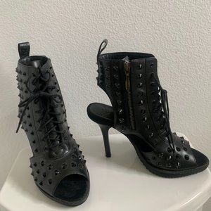 Doc Martens Spiked Black Heels